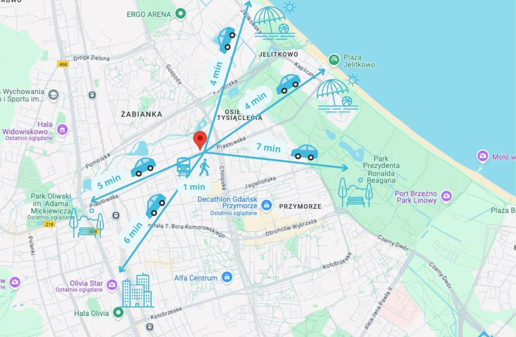 Attic Room - Charming Place, 15 Minutes To Gdansk Old Town & 5 Minutes To Seaside 0*,